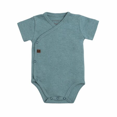 Prematuur overslagromper Melange |Stonegreen