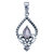  Zilveren Hanger - Rozenkwarts