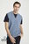 Ierse wollen Pullover Bill - Blue Melange