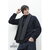 Ierse wollen unisex muts Darren in Charcoal van Aran Woollen Mills