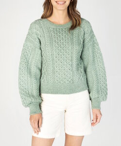 Ierse wollen damestrui Cindy - Sage Green