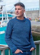 Ierse herentrui Dave in Atlantic Blue