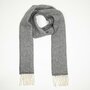 John Hanly Cashmere Merino sjaal - Grijs