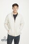 Iers herenvest Steven in naturel van Aran Woollen Mills