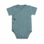 Prematuur overslagromper Melange |Stonegreen