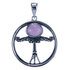 Zilveren Irminsul Hanger met Amethist_