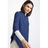 Wollen Poncho Channe - Inkt_