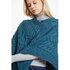 Wollen Poncho Channe - Irish Sea_