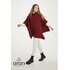 Wollen Poncho Channe - Warm Red_