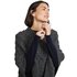 Wollen Poncho Channe - Slate Grey_