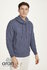 Aran Woollen Mills Herentrui Bart in Denim marl