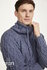 Ierse wollen trui Bart - Denim marl_