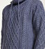 Ierse wollen trui Bart - Denim marl_