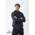 Aran Woollen Mills herentrui Bart in Charcoal