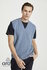 Ierse wollen Pullover Bill - Blue Melange_