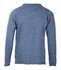 Ierse wollen herentrui Dave - Denim Marl_