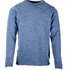Ierse wollen herentrui Dave - Denim Marl_