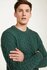 Ierse wollen unisex trui Kyan - Groen_