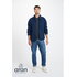 Ierse wollen herenvest Steven - Melange Blue_