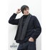 Ierse wollen unisex muts Darren in Charcoal van Aran Woollen Mills