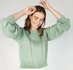 Ierse wollen damestrui Cindy - Sage Green_
