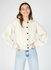 Ierse wollen damesvest Sanne - Naturel_