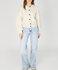 Ierse wollen damesvest Sanne - Naturel_