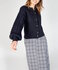 Ierse wollen damesvest Sanne - Navy_