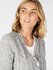 Ierse wollen damesvest Denise - Lichtgrijs_
