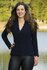 Iers wollen damesvest denise in rich navy van IrelandsEye