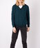 Iers wollen damesvest Romy in Atlantic Blue van IrelandsEye