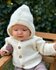 Wollen Vestje Quinn - Off White met capuchon_