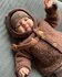 Wollen Vestje Quinn - Rose Brown met capuchon_