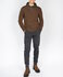 Ierse wollen herentrui Ivar - Earth Brown_